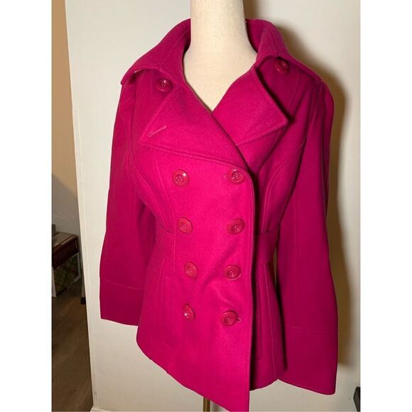 Pink pea coat size small - Picture 1 of 3